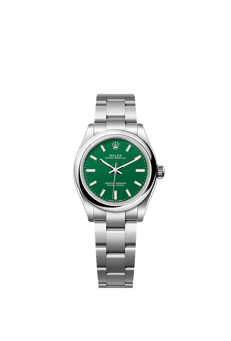 Rolex Oyster Perpetual 31 Stainless Steel / Green — Ref. 277200