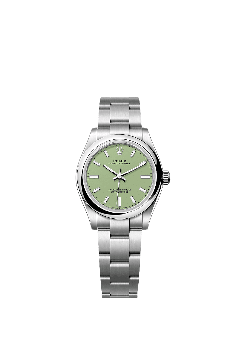 Rolex - Oyster Perpetual 31 Stainless Steel / Pistachio — Ref. 277200