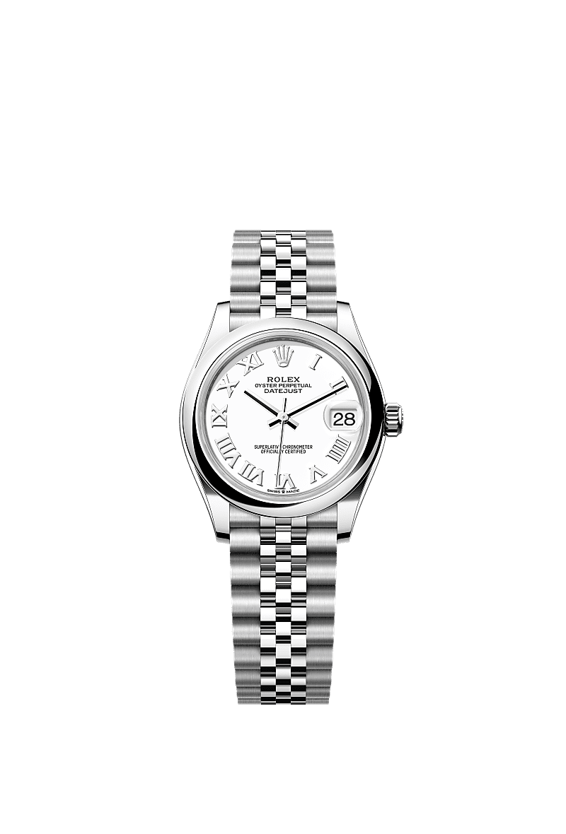 Rolex Datejust 31 Stainless Steel / Jubilee / White - Roman — Ref. 278240