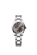 Rolex Datejust 31 Stainless Steel / Oyster / Grey - Roman — Ref. 278240