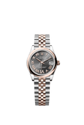 Rolex Datejust 31 Stainless Steel/ Rose Gold / Domed / Grey - Roman / Jubilee — Ref. 278241