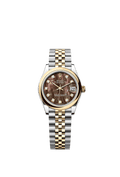 Rolex Datejust 31 Stainless Steel/ Yellow Gold / Domed / Black MOP / Jubilee — Ref. 278243