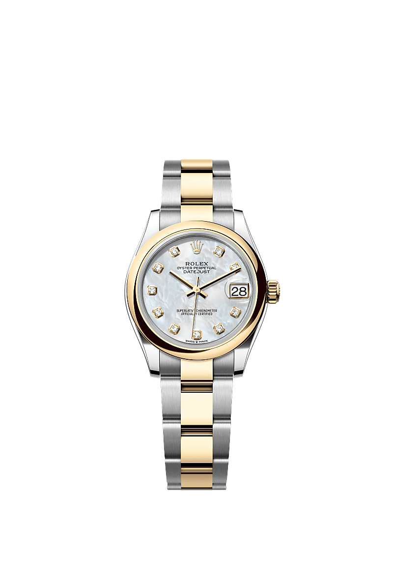 Rolex Datejust 31 Stainless Steel / Yellow Gold / Domed / Oyster — Ref. 278243