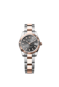 Rolex Datejust 31 Stainless Steel/ Rose Gold / Fluted / Grey / Oyster — Ref. 278271
