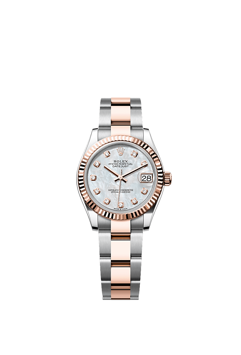 Rolex Datejust 31 Stainless Steel/ Rose Gold / Fluted / Oyster — Ref. 278271