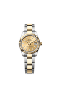Rolex Datejust 31 Stainless Steel / Yellow Gold / Fluted / Champagne / Oyster — Ref. 278273