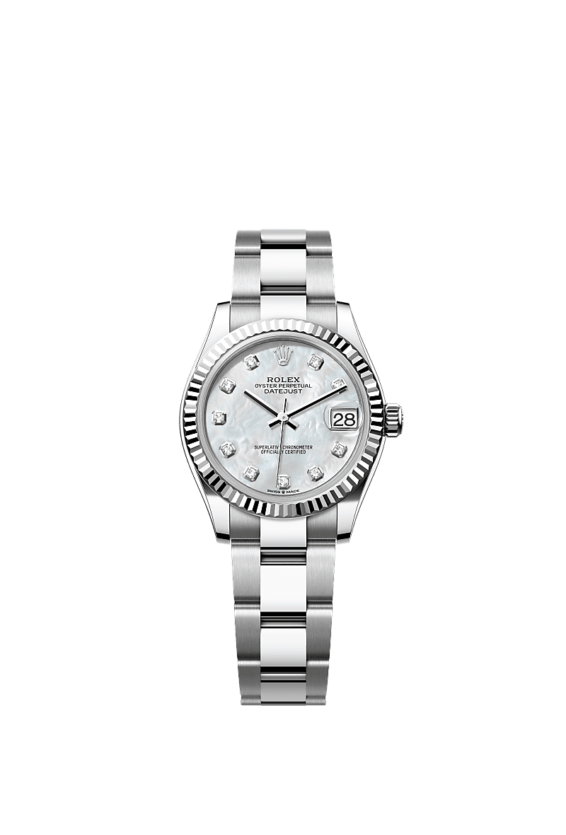 Rolex Datejust 31 Stainless Steel Fluted / Oyster / MOP — Ref. 278274