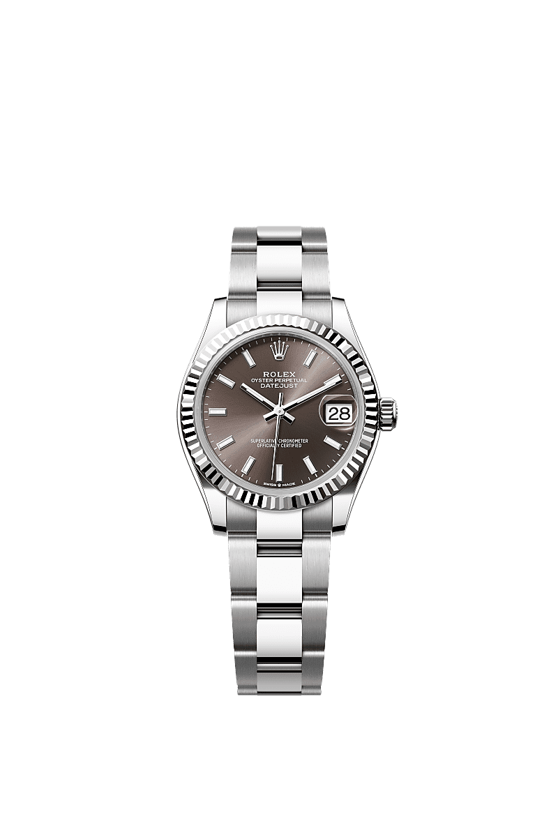 Rolex Datejust 31 Stainless Steel Fluted / Oyster / Grey — Ref. 278274