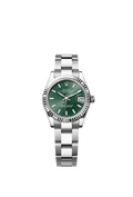 Rolex Datejust 31 Stainless Steel Fluted / Oyster / Green — Ref. 278274