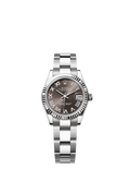 Rolex Datejust 31 Stainless Steel Fluted / Oyster / Grey - Roman — Ref. 278274