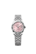 Rolex Datejust 31 Stainless Steel Fluted / Jubilee / Pink - Diamond — Ref. 278274