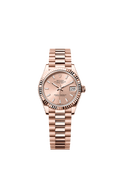 Rolex Datejust 31 Rose Gold / Fluted / Rose / President — Ref. 278275