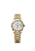 Rolex Datejust 31 Yellow Gold / Fluted / President — Ref. 278278