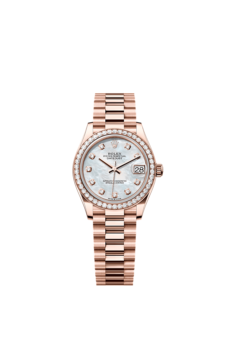 Rolex - Datejust 31 Rose Gold / Diamond / President — Ref. 278285RBR