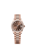 Rolex - Datejust 31 Rose Gold / Diamond / Chocolate - Diamond / President — Ref. 278285RBR