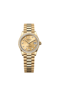Rolex - Datejust 31 Yellow Gold / Diamond / Champagne - Diamond / President — Ref. 278288RBR