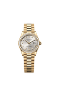 Rolex - Datejust 31 Yellow Gold / Diamond / Silver - Diamond / President — Ref. 278288RBR