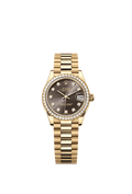 Rolex - Datejust 31 Yellow Gold / Diamond / Grey - Diamond / President — Ref. 278288RBR