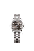 Rolex - Datejust 31 White Gold / Diamond / Grey - Diamond / President — Ref. 278289RBR