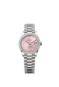 Rolex - Datejust 31 White Gold Diamond / Pink - Roman — Ref. 278289RBR