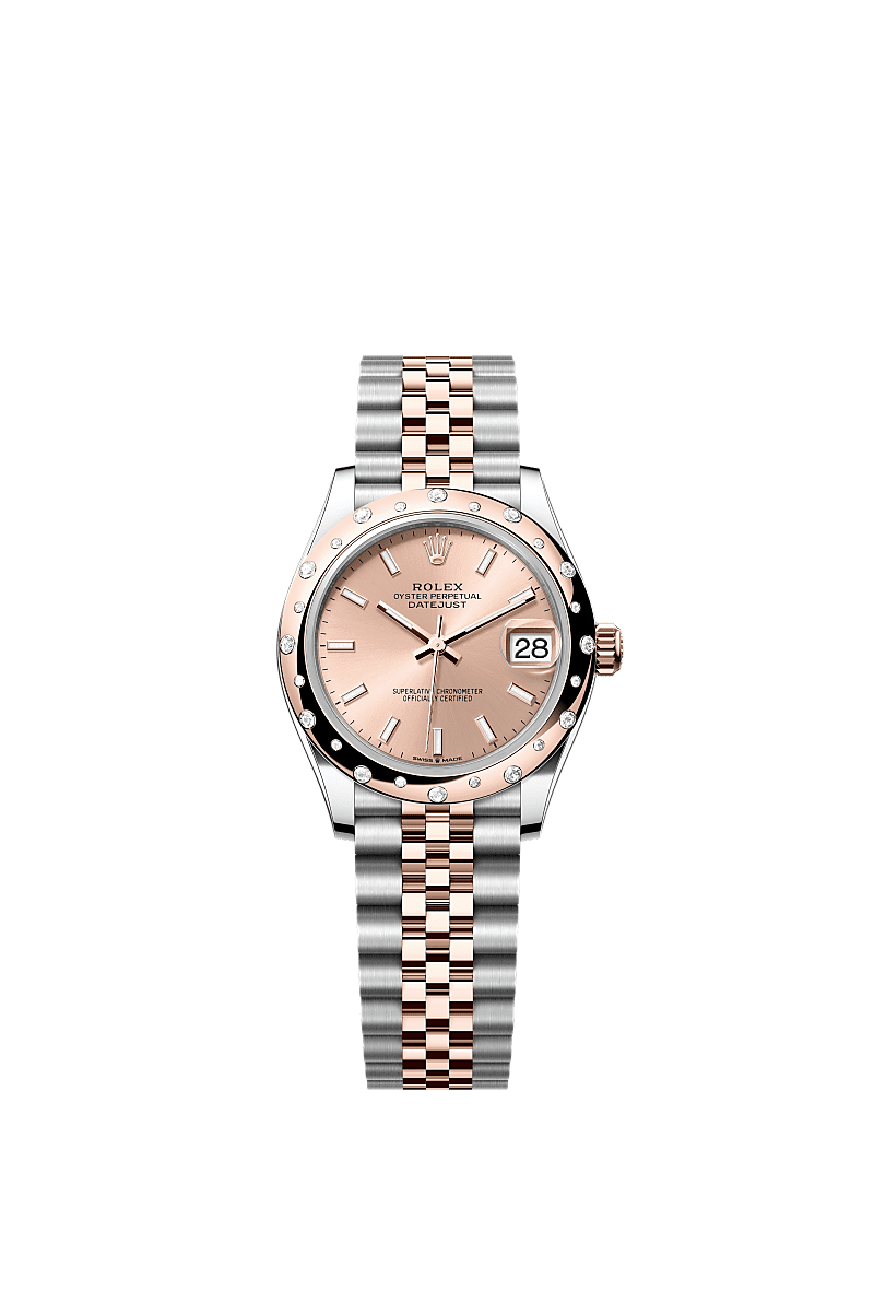 Rolex - Datejust 31 Stainless Steel/ Rose Gold / Domed - Diamond / Rose / Jubilee — Ref. 278341RBR