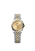 Rolex - Datejust 31 Stainless Steel / Yellow Gold / Domed - Diamond / Champagne / Jubilee — Ref. 278343RBR