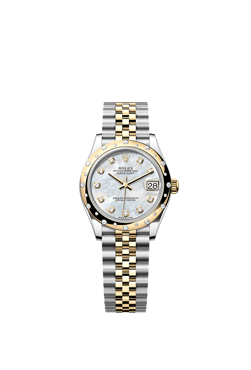 Rolex - Datejust 31 Stainless Steel / Yellow Gold / Domed - Diamond / Jubilee — Ref. 278343RBR