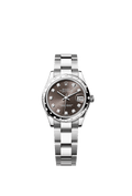 Rolex - Datejust 31 Stainless Steel Domed Diamond / Oyster / Grey - Diamond — Ref. 278344RBR