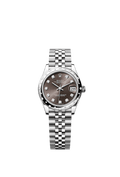 Rolex - Datejust 31 Stainless Steel Domed Diamond / Jubilee / Grey - Diamond — Ref. 278344RBR
