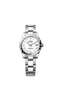 Rolex - Datejust 31 Stainless Steel Domed Diamond / Oyster / White - Roman — Ref. 278344RBR