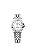 Rolex - Datejust 31 Stainless Steel Domed Diamond / Jubilee / White - Roman — Ref. 278344RBR