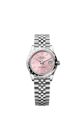 Rolex - Datejust 31 Stainless Steel Domed Diamond / Jubilee / Pink — Ref. 278344RBR