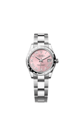 Rolex - Datejust 31 Stainless Steel Domed Diamond / Oyster / Pink - Roman — Ref. 278344RBR