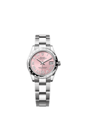 Rolex - Datejust 31 Stainless Steel Domed Diamond / Oyster / Pink - Roman — Ref. 278344RBR