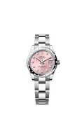 Rolex - Datejust 31 Stainless Steel Domed Diamond / Oyster / Pink - Diamond — Ref. 278344RBR