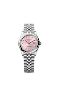 Rolex - Datejust 31 Stainless Steel Domed Diamond / Jubilee / Pink - Diamond — Ref. 278344RBR
