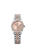 Rolex - Datejust 31 Stainless Steel/ Rose Gold / Diamond / Rose - Roman / Jubilee — Ref. 278381RBR