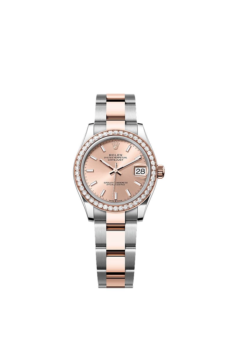Rolex - Datejust 31 Stainless Steel/ Rose Gold / Diamond / Rose / Oyster — Ref. 278381RBR
