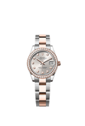 Rolex - Datejust 31 Stainless Steel/ Rose Gold / Diamond / Silver - Diamond / Oyster — Ref. 278381RBR