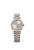 Rolex - Datejust 31 Stainless Steel/ Rose Gold / Diamond / Silver - Diamond / Jubilee — Ref. 278381RBR