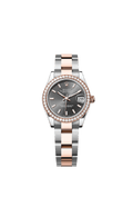 Rolex - Datejust 31 Stainless Steel/ Rose Gold / Diamond / Grey / Oyster — Ref. 278381RBR