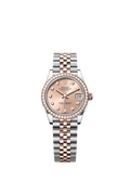 Rolex - Datejust 31 Stainless Steel/ Rose Gold / Diamond / Rose - Diamond / Jubilee — Ref. 278381RBR