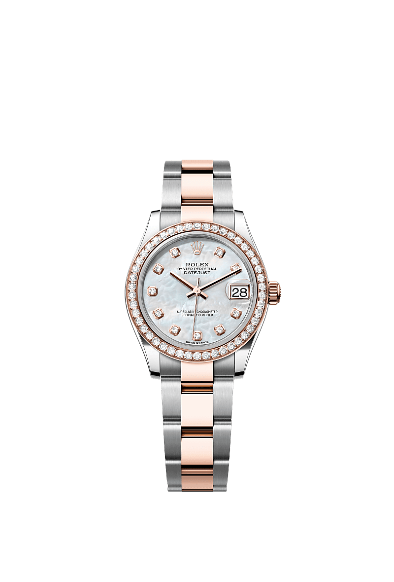 Rolex - Datejust 31 Stainless Steel/ Rose Gold / Diamond / Oyster — Ref. 278381RBR