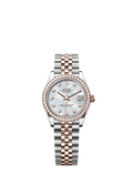 Rolex - Datejust 31 Stainless Steel/ Rose Gold / Diamond / Jubilee — Ref. 278381RBR