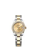 Rolex - Datejust 31 Stainless Steel / Yellow Gold / Diamond / Champagne / Oyster — Ref. 278383RBR