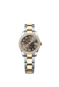 Rolex - Datejust 31 Stainless Steel / Yellow Gold / Diamond / Grey - Roman / Oyster — Ref. 278383RBR