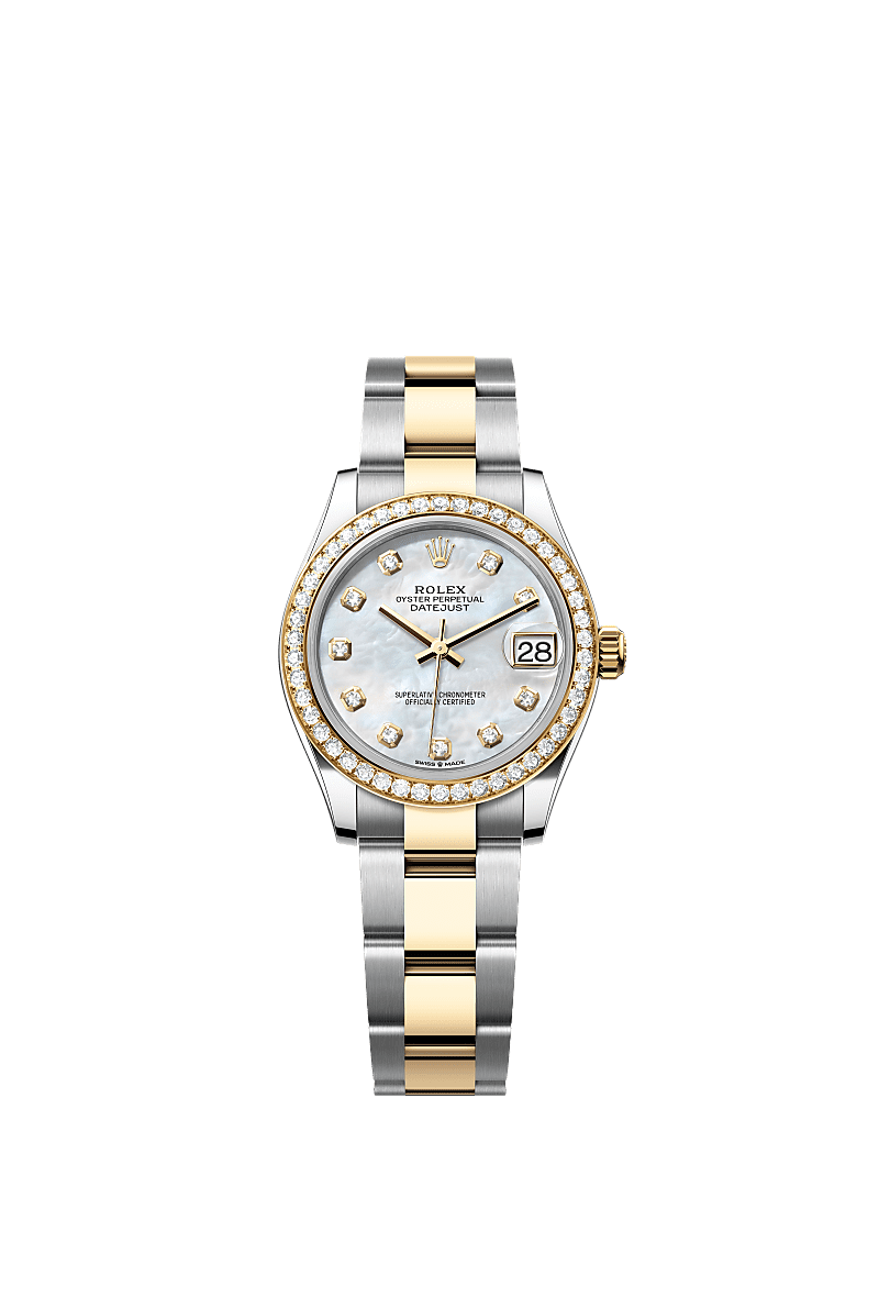 Rolex - Datejust 31 Stainless Steel / Yellow Gold / Diamond / Oyster — Ref. 278383RBR