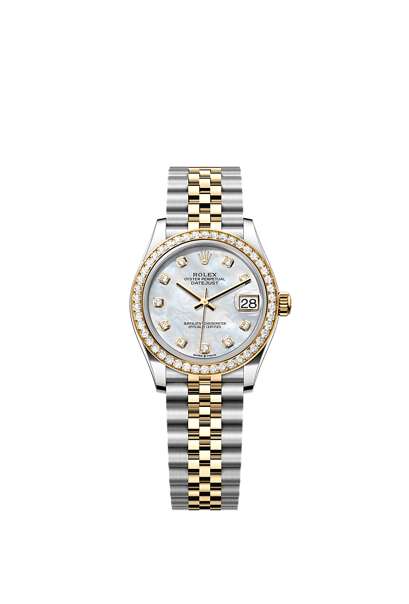 Rolex - Datejust 31 Stainless Steel / Yellow Gold / Diamond / Jubilee — Ref. 278383RBR