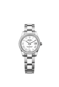 Rolex - Datejust 31 Stainless Steel Diamond / Oyster / White - Roman — Ref. 278384RBR