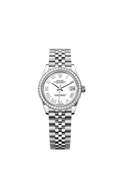 Rolex - Datejust 31 Stainless Steel Diamond / Jubilee / White - Roman — Ref. 278384RBR
